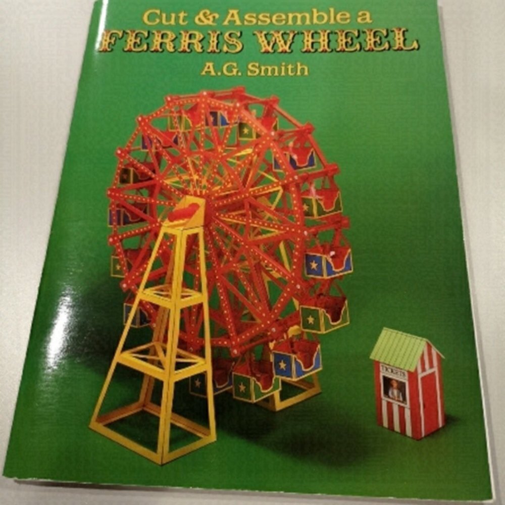 CUT & Assemble A Ferris Wheel By Ag Smith. Paper Crafts Satisfying & Med…